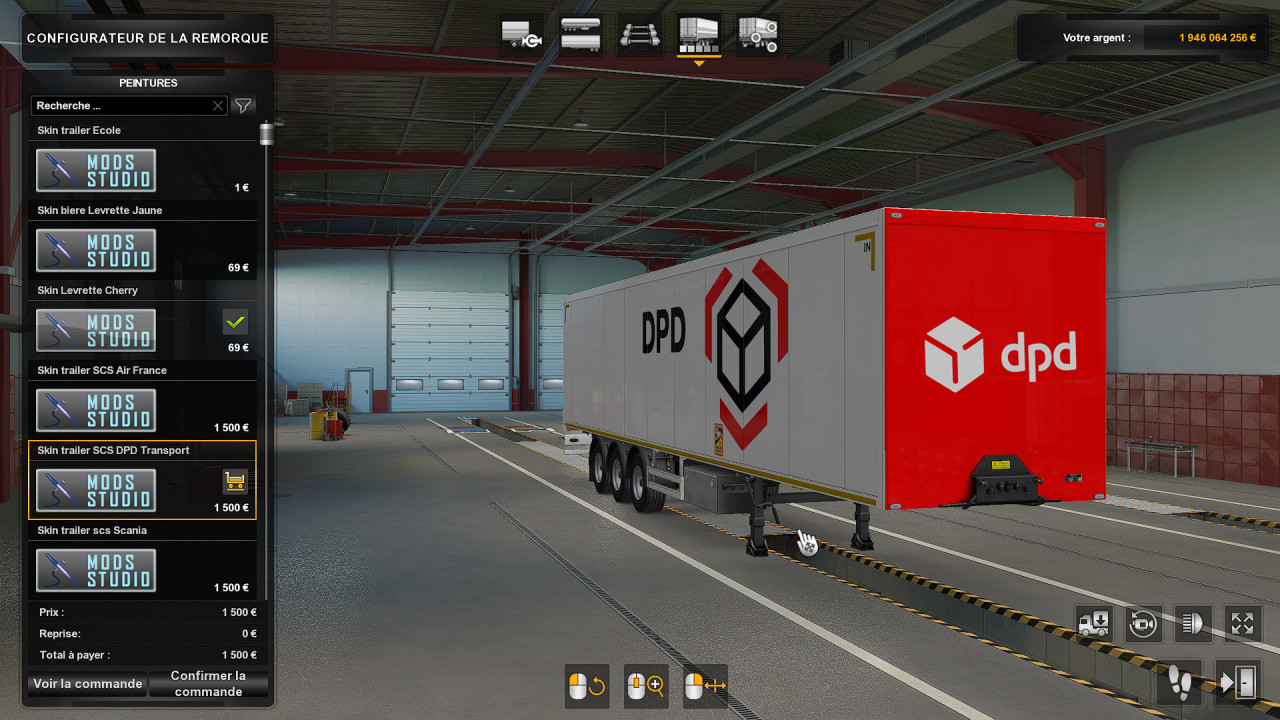 Skin trailer SCS DPD Transport